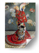 Camille Monet con traje japonés - Claude O. Monet | Cuadro decorativo de Canvas Lab