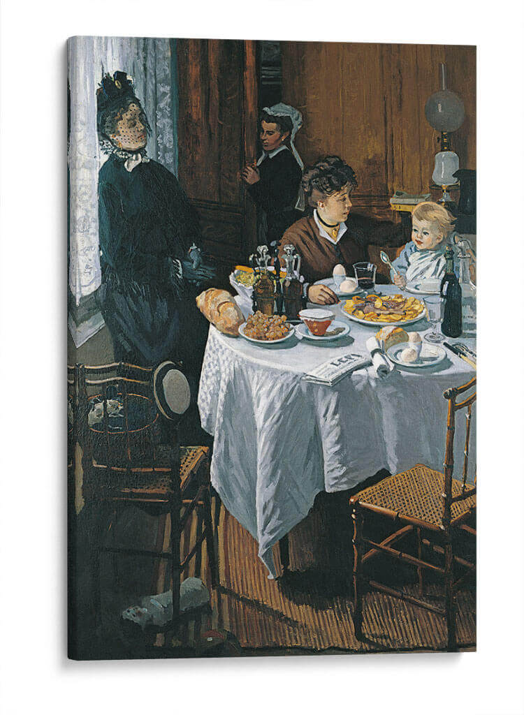 El almuerzo - Claude O. Monet | Cuadro decorativo de Canvas Lab