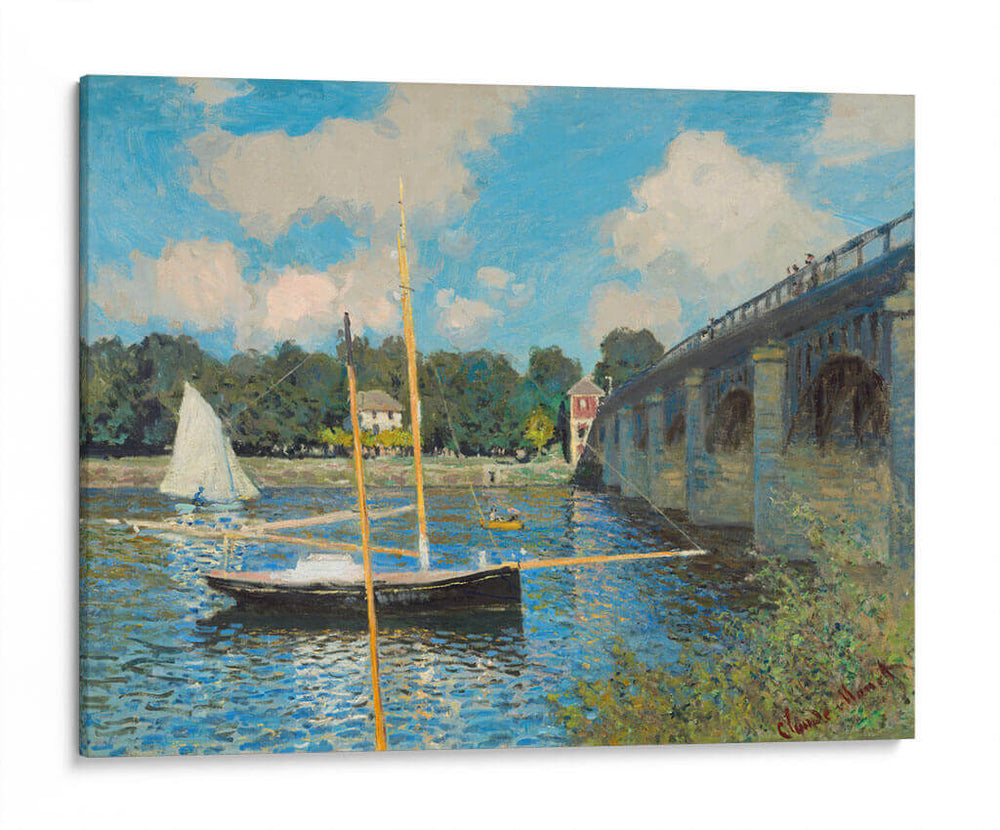 El puente de Argenteuil - Claude O. Monet | Cuadro decorativo de Canvas Lab