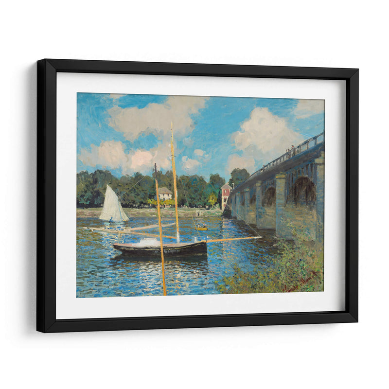 El puente de Argenteuil - Claude O. Monet | Cuadro decorativo de Canvas Lab