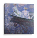 En el bote - Claude O. Monet | Cuadro decorativo de Canvas Lab
