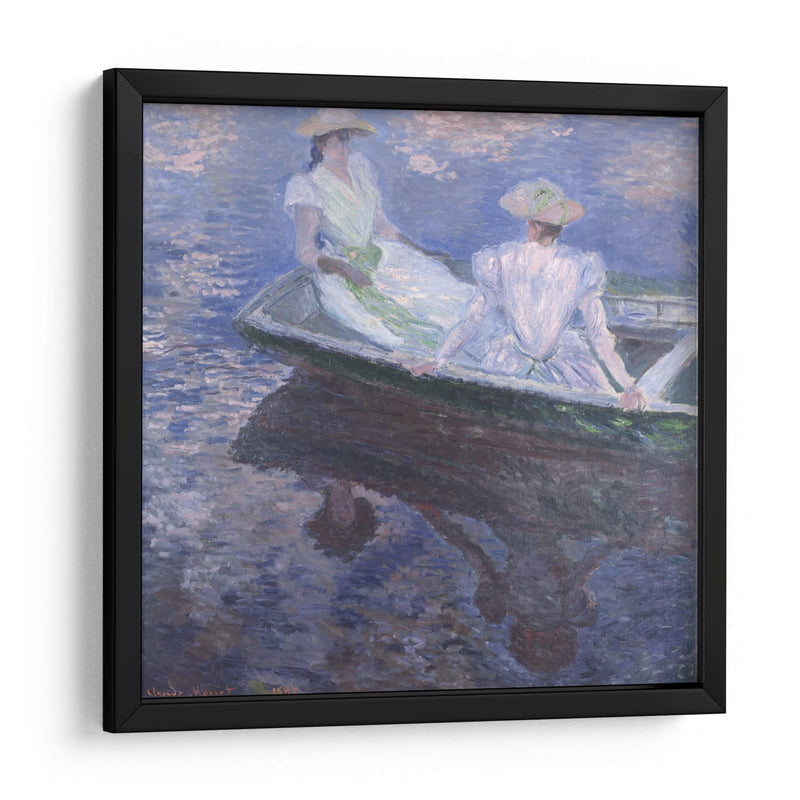 En el bote - Claude Monet | Cuadro decorativo de Canvas Lab