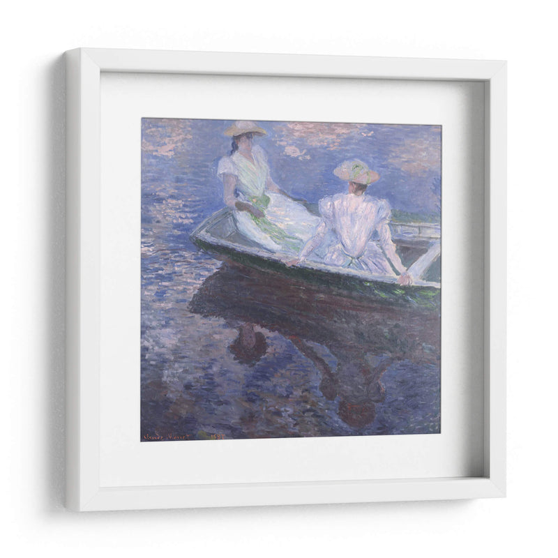 En el bote - Claude O. Monet | Cuadro decorativo de Canvas Lab