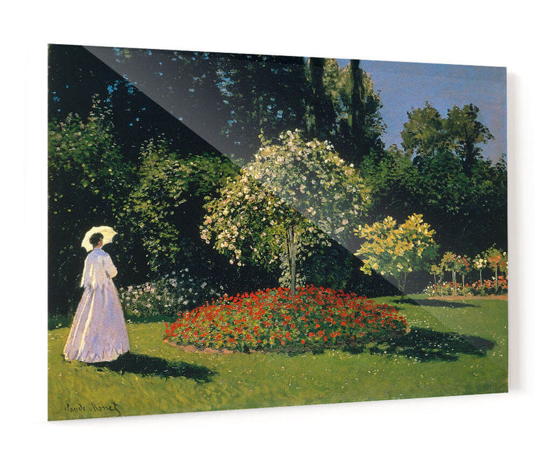 Jeanne-Marguerite Lecadre en el jardín - Claude Monet | Cuadro decorativo de Canvas Lab