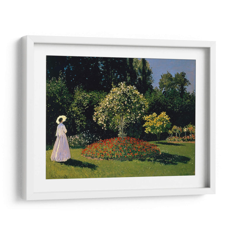 Jeanne-Marguerite Lecadre en el jardín - Claude O. Monet | Cuadro decorativo de Canvas Lab