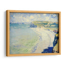 La playa en Pourville - Claude O. Monet | Cuadro decorativo de Canvas Lab