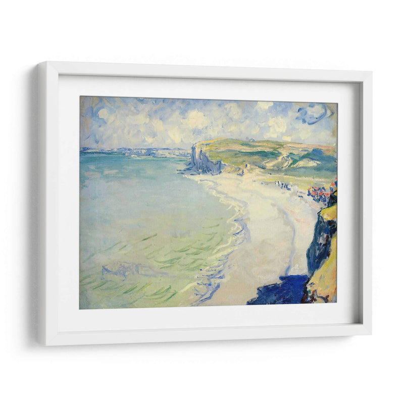 La playa en Pourville - Claude O. Monet | Cuadro decorativo de Canvas Lab