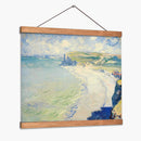 La playa en Pourville - Claude O. Monet | Cuadro decorativo de Canvas Lab