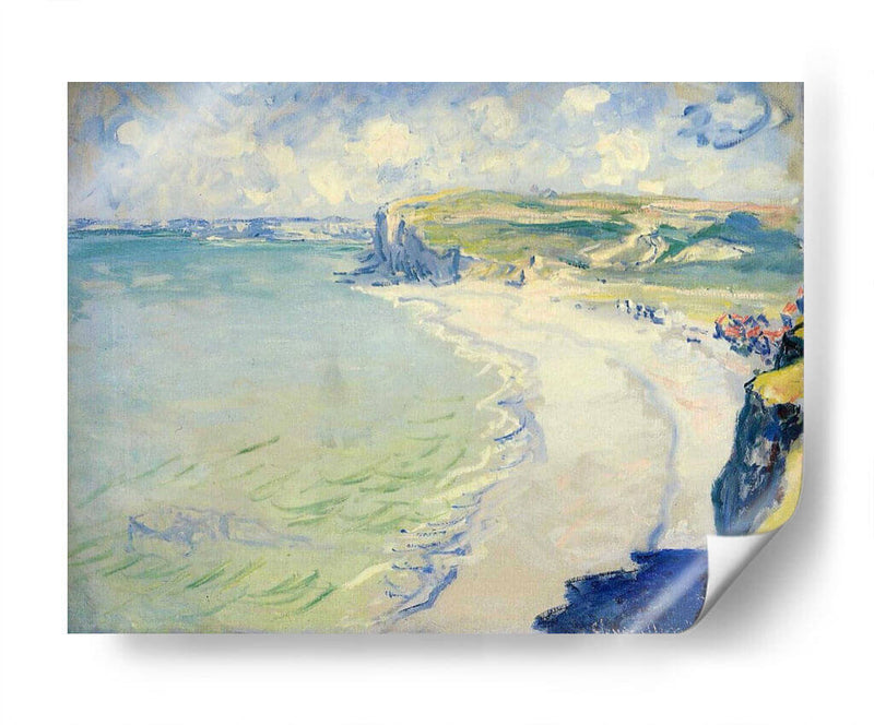 La playa en Pourville - Claude Monet | Cuadro decorativo de Canvas Lab