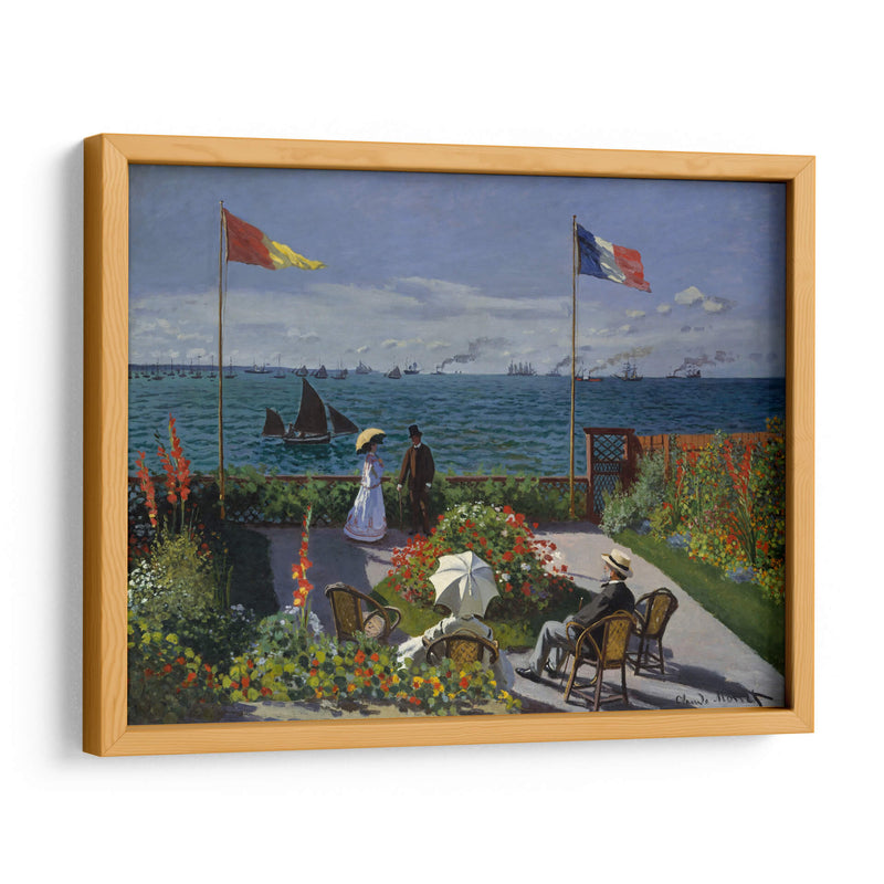 La terraza de Sainte-Adresse - Claude O. Monet | Cuadro decorativo de Canvas Lab