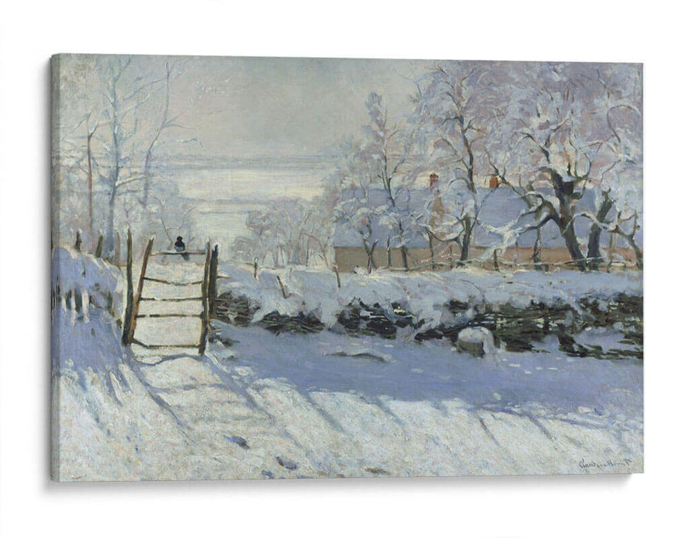 La urraca - Claude O. Monet | Cuadro decorativo de Canvas Lab