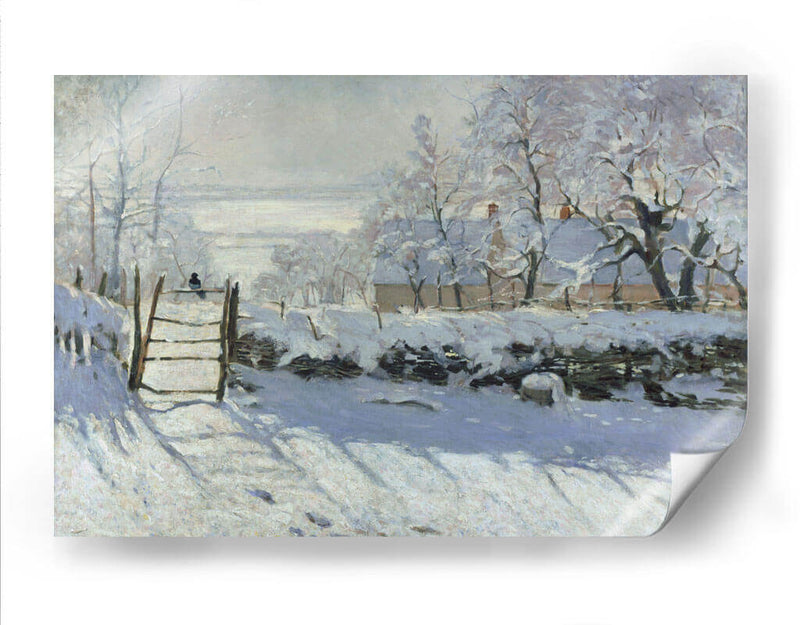 La urraca - Claude Monet | Cuadro decorativo de Canvas Lab