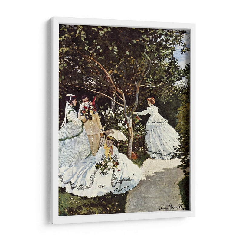 Mujeres en el jardín - Claude O. Monet | Cuadro decorativo de Canvas Lab