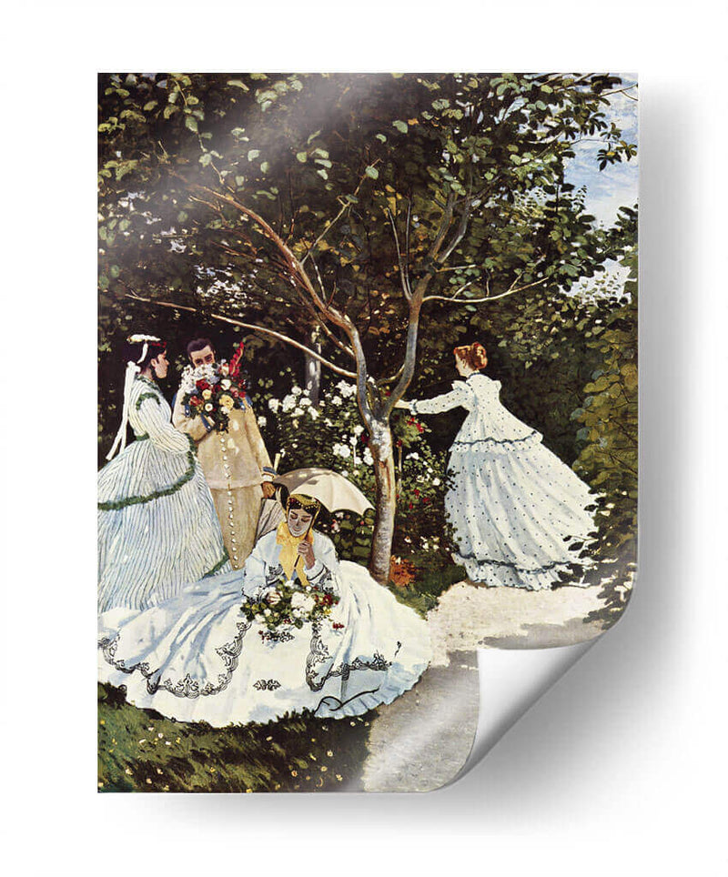 Mujeres en el jardín - Claude Monet | Cuadro decorativo de Canvas Lab