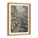 Rue Saint-Denis en la fiesta del 30 de junio de 1878 - Claude O. Monet | Cuadro decorativo de Canvas Lab