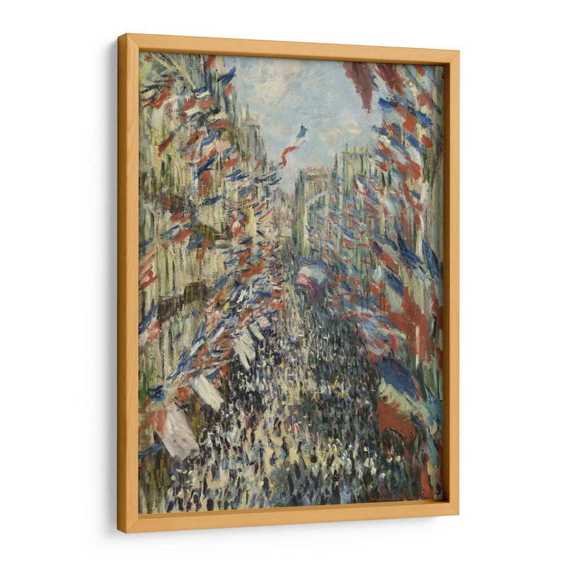 Rue Saint-Denis en la fiesta del 30 de junio de 1878 - Claude O. Monet | Cuadro decorativo de Canvas Lab