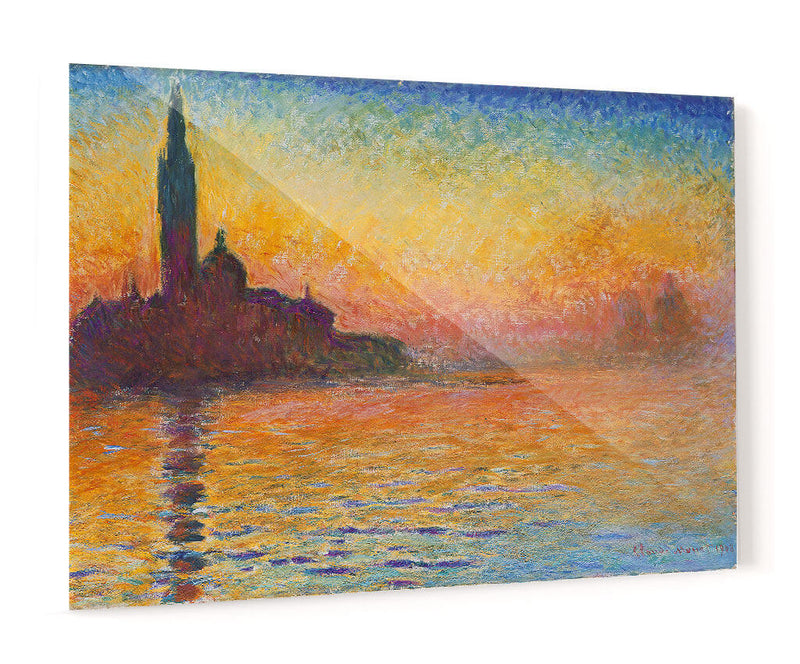 San Giorgio Maggiore durante el crepúsculo - Claude Monet | Cuadro decorativo de Canvas Lab
