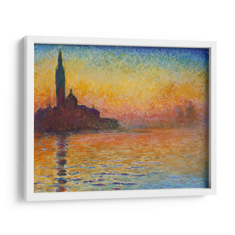 San Giorgio Maggiore durante el crepúsculo - Claude O. Monet | Cuadro decorativo de Canvas Lab