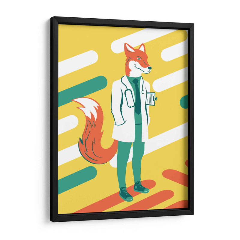 El zorro doctor - Najesi | Cuadro decorativo de Canvas Lab