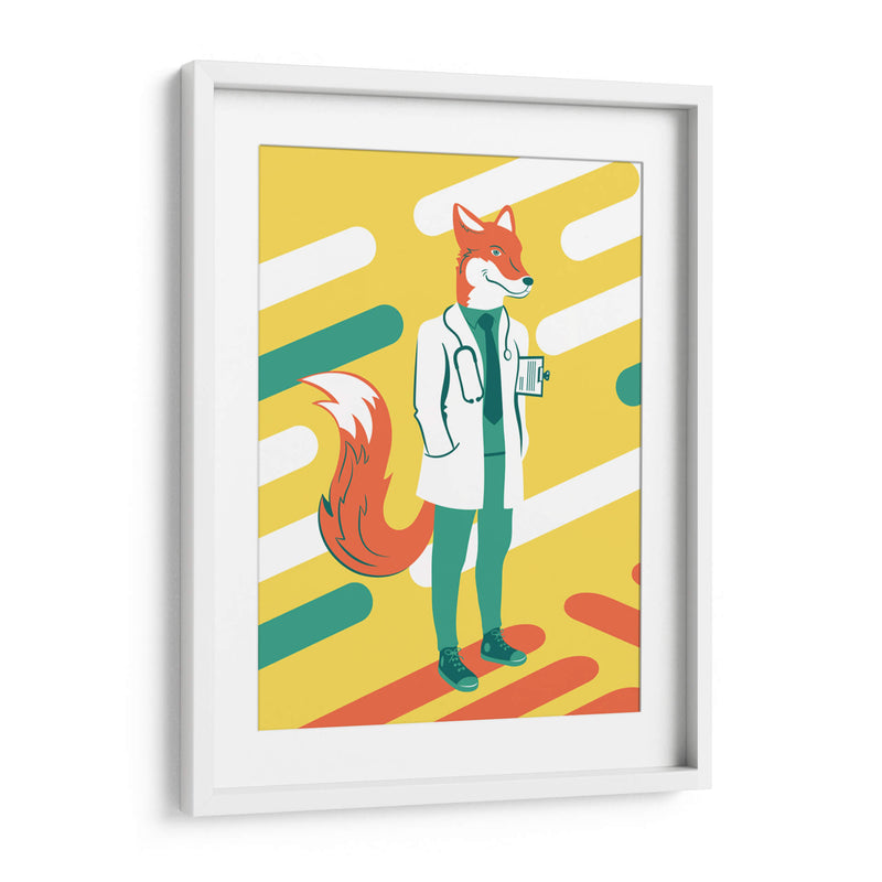 El zorro doctor - Najesi | Cuadro decorativo de Canvas Lab
