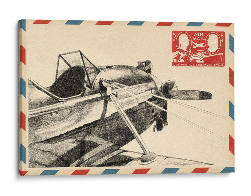 Vintage Airmail I - Ethan Harper | Cuadro decorativo de Canvas Lab