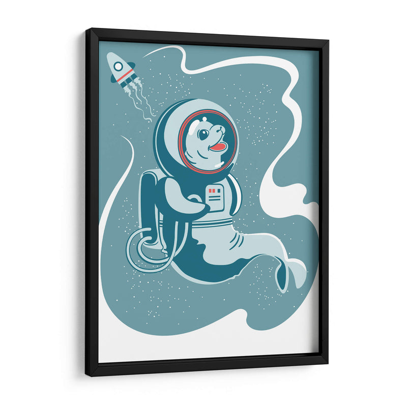 La foca cosmonauta - Najesi | Cuadro decorativo de Canvas Lab