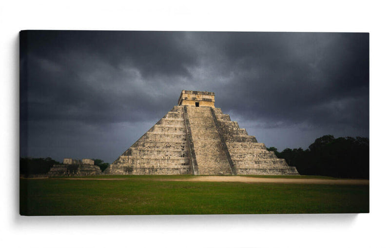 Chichen Itza Pyramid - Rev | Cuadro decorativo de Canvas Lab