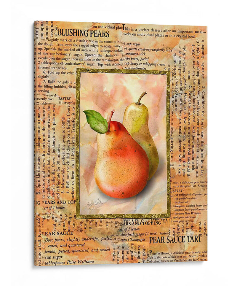 Ruborizando Peras - Abby White | Cuadro decorativo de Canvas Lab