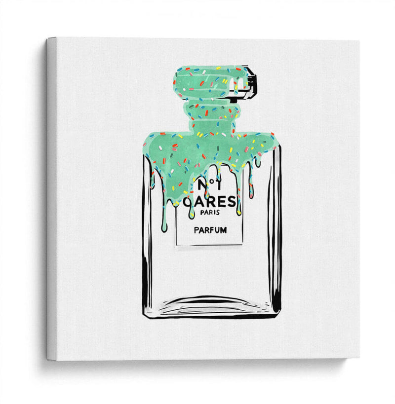 No 1 Cares Green - David Aste | Cuadro decorativo de Canvas Lab