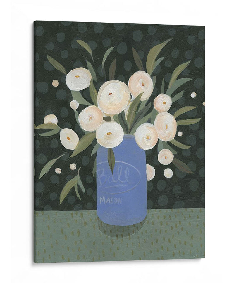 Mason Jar Bouquet I - Emma Scarvey | Cuadro decorativo de Canvas Lab