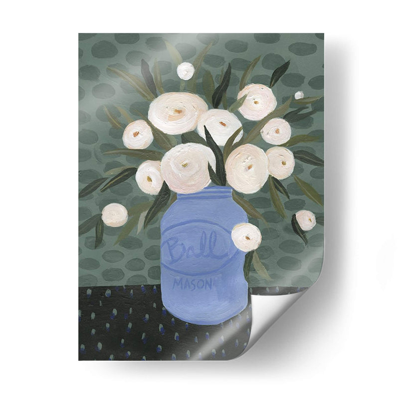 Mason Jar Bouquet Iv - Emma Scarvey | Cuadro decorativo de Canvas Lab