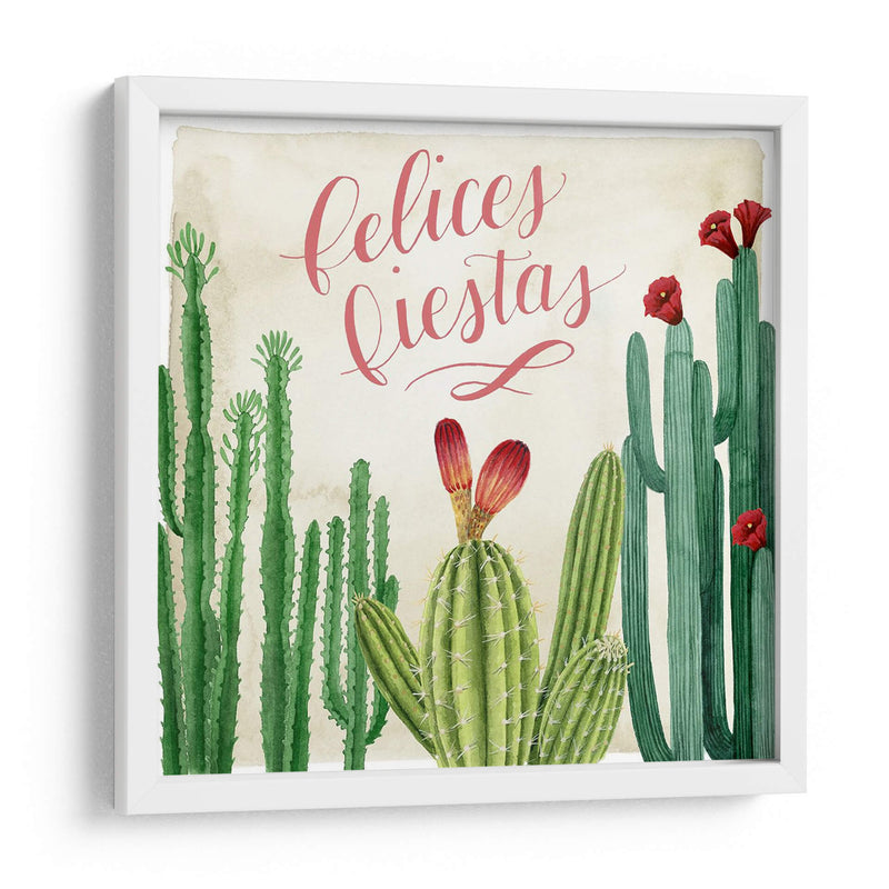 Cactus De Navidad Ii - Grace Popp | Cuadro decorativo de Canvas Lab