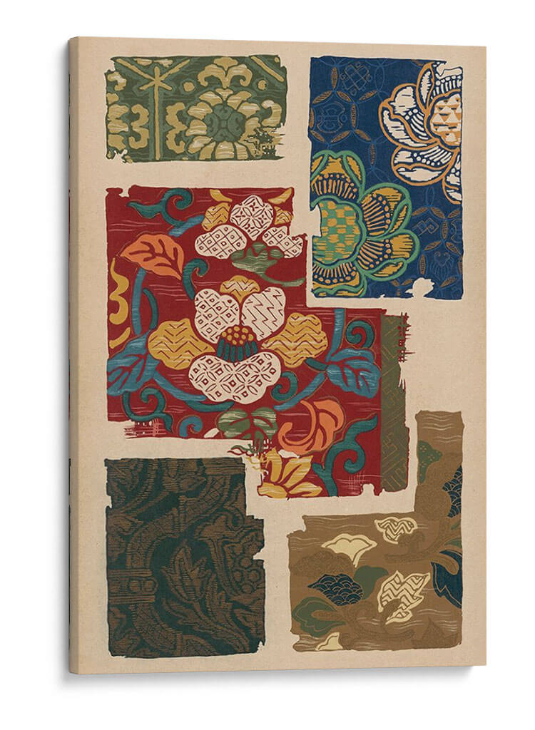 Diseño Textil Japonés Iv - Ema Seizan | Cuadro decorativo de Canvas Lab