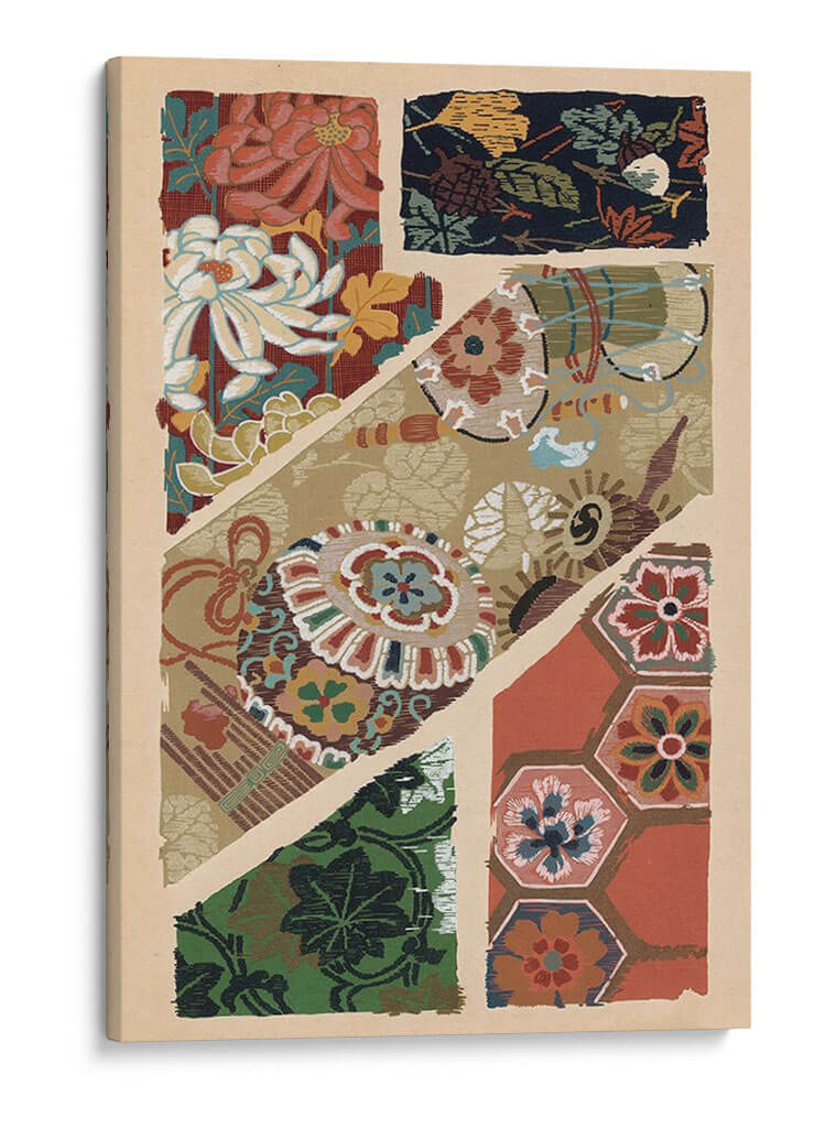 Diseño Textil Japonés V - Ema Seizan | Cuadro decorativo de Canvas Lab