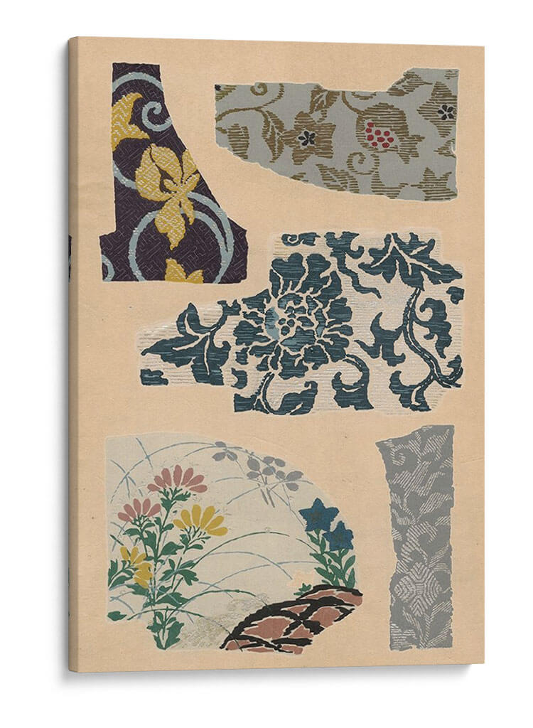 Diseño Textil Japonés Vii - Ema Seizan | Cuadro decorativo de Canvas Lab