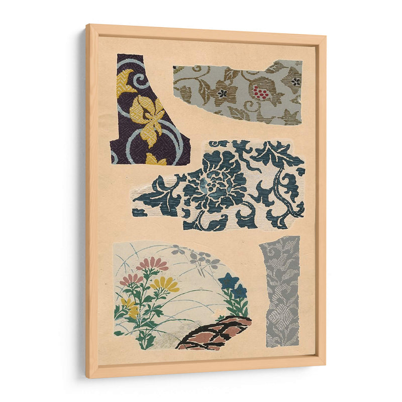 Diseño Textil Japonés Vii - Ema Seizan | Cuadro decorativo de Canvas Lab