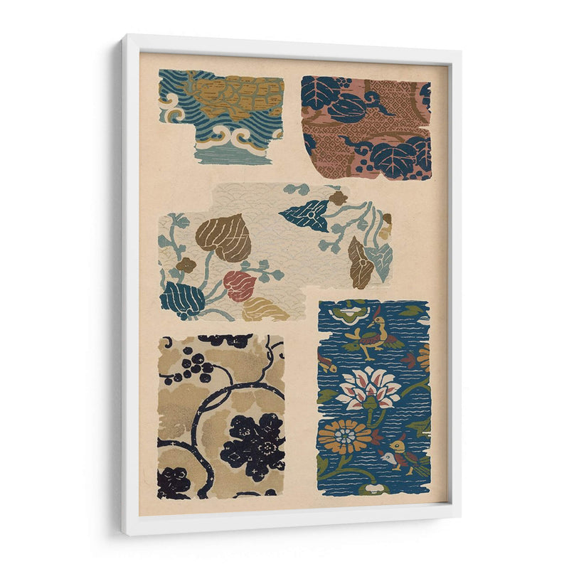 Diseño Textil Japonés Viii - Ema Seizan | Cuadro decorativo de Canvas Lab