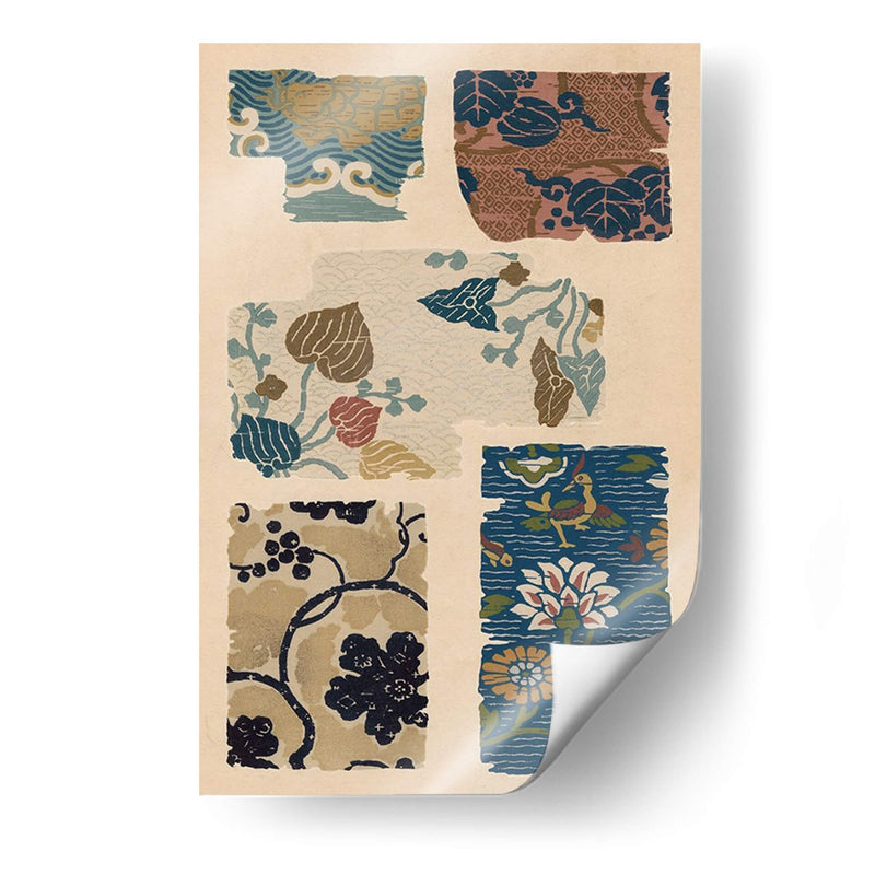 Diseño Textil Japonés Viii - Ema Seizan | Cuadro decorativo de Canvas Lab