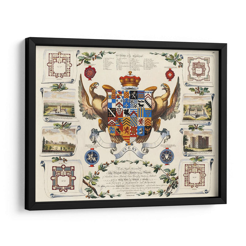 Baronagium Genealogicum - Sir William Segar | Cuadro decorativo de Canvas Lab