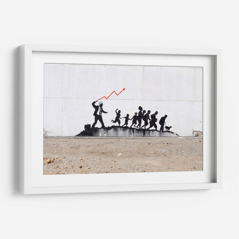 NYC - Banksy | Cuadro decorativo de Canvas Lab