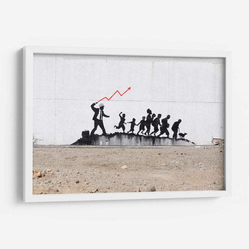 NYC - Banksy | Cuadro decorativo de Canvas Lab