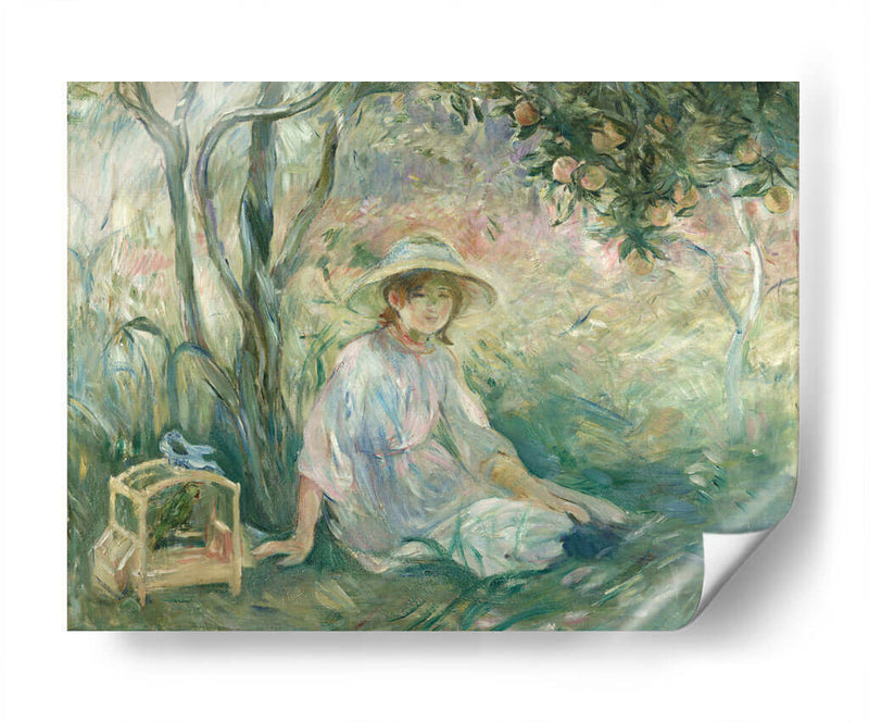 Bajo el naranjo - Berthe Morisot | Cuadro decorativo de Canvas Lab