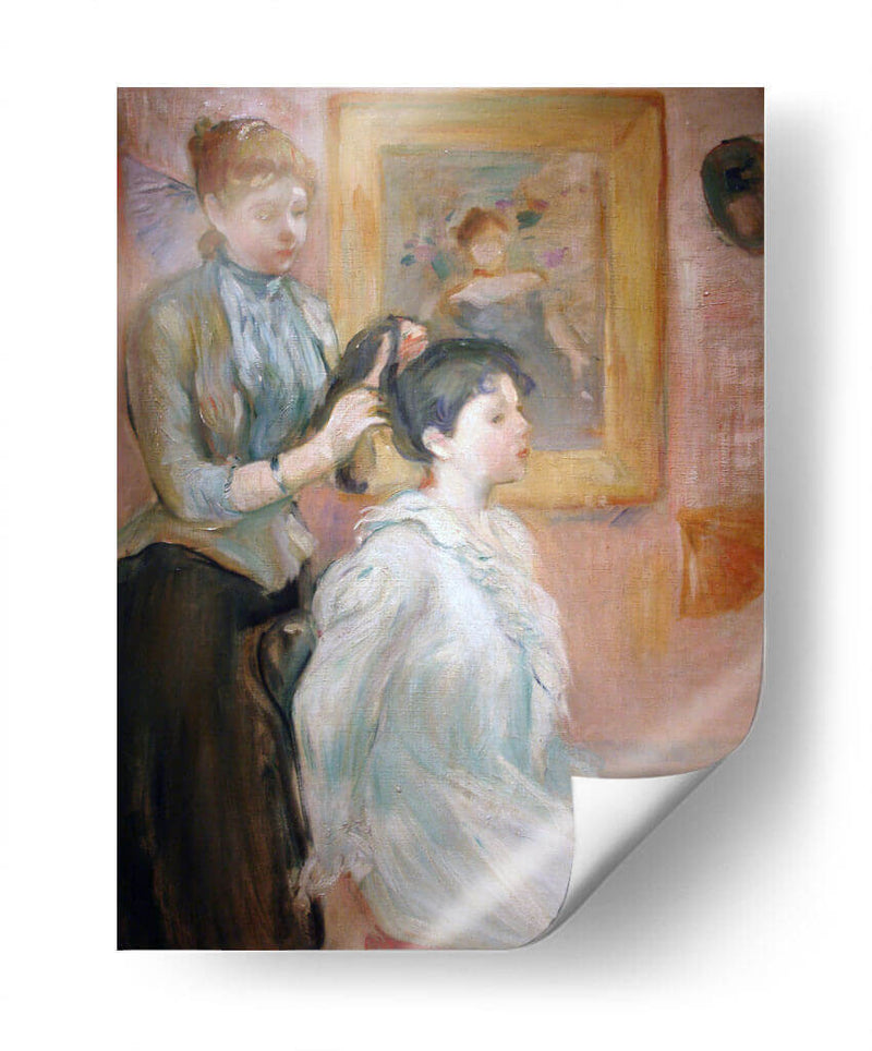 El peinado - Berthe Morisot | Cuadro decorativo de Canvas Lab