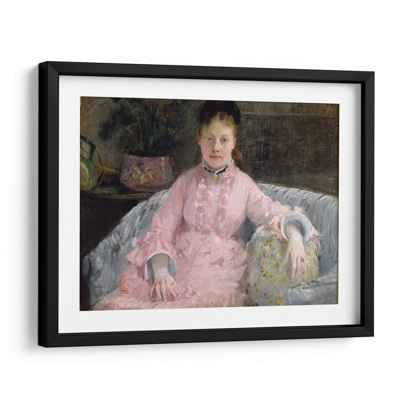 El vestido rosa - Berthe Morisot | Cuadro decorativo de Canvas Lab