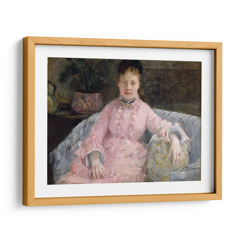 El vestido rosa - Berthe Morisot | Cuadro decorativo de Canvas Lab
