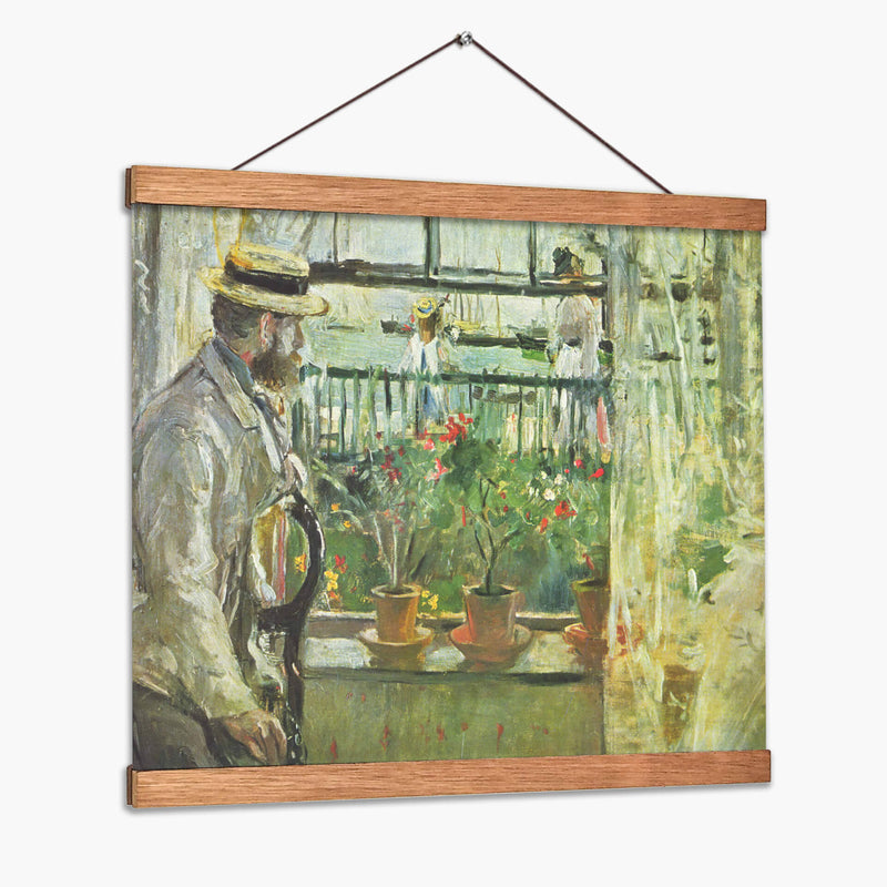 Eugène Manet en la Isla de Wight - Berthe Morisot | Cuadro decorativo de Canvas Lab