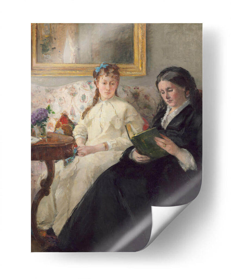 La hermana y la madre de la artista - Berthe Morisot | Cuadro decorativo de Canvas Lab