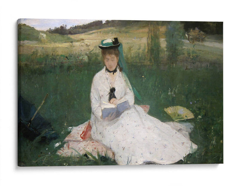 Leyendo - Berthe Morisot | Cuadro decorativo de Canvas Lab