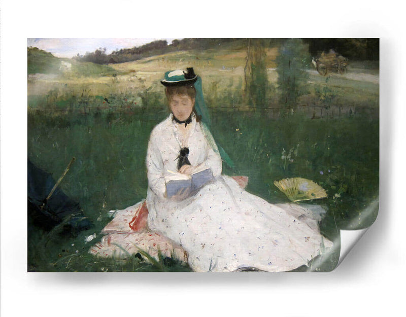 Leyendo - Berthe Morisot | Cuadro decorativo de Canvas Lab