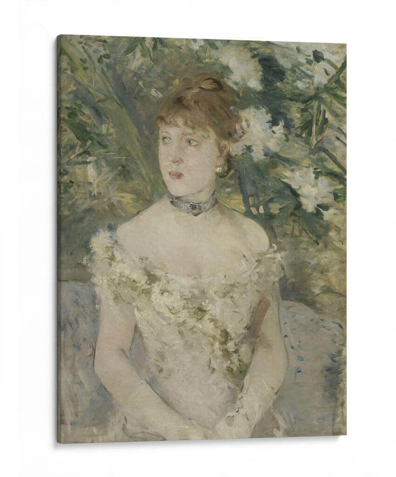 Una niña en un vestido de fiesta - Berthe Morisot | Cuadro decorativo de Canvas Lab